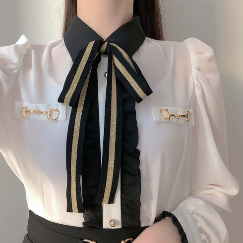 りぼんフレンチシャツ